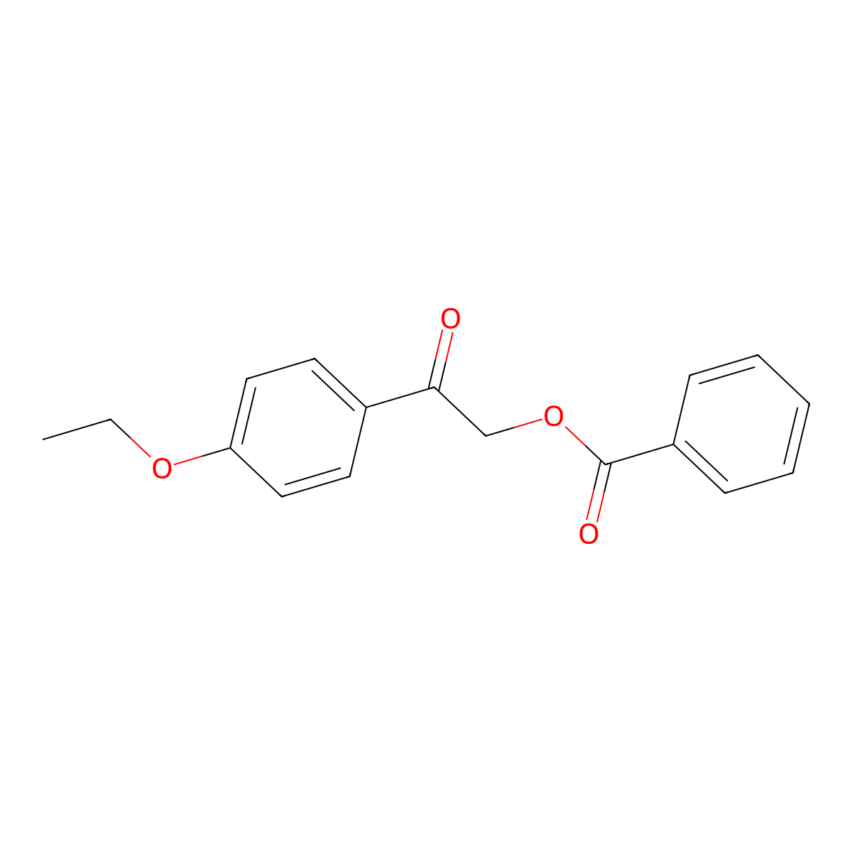 2-(4-Ethoxyphenyl)-2-oxoethyl benzoate molecular structure, CAS 331839-07-7