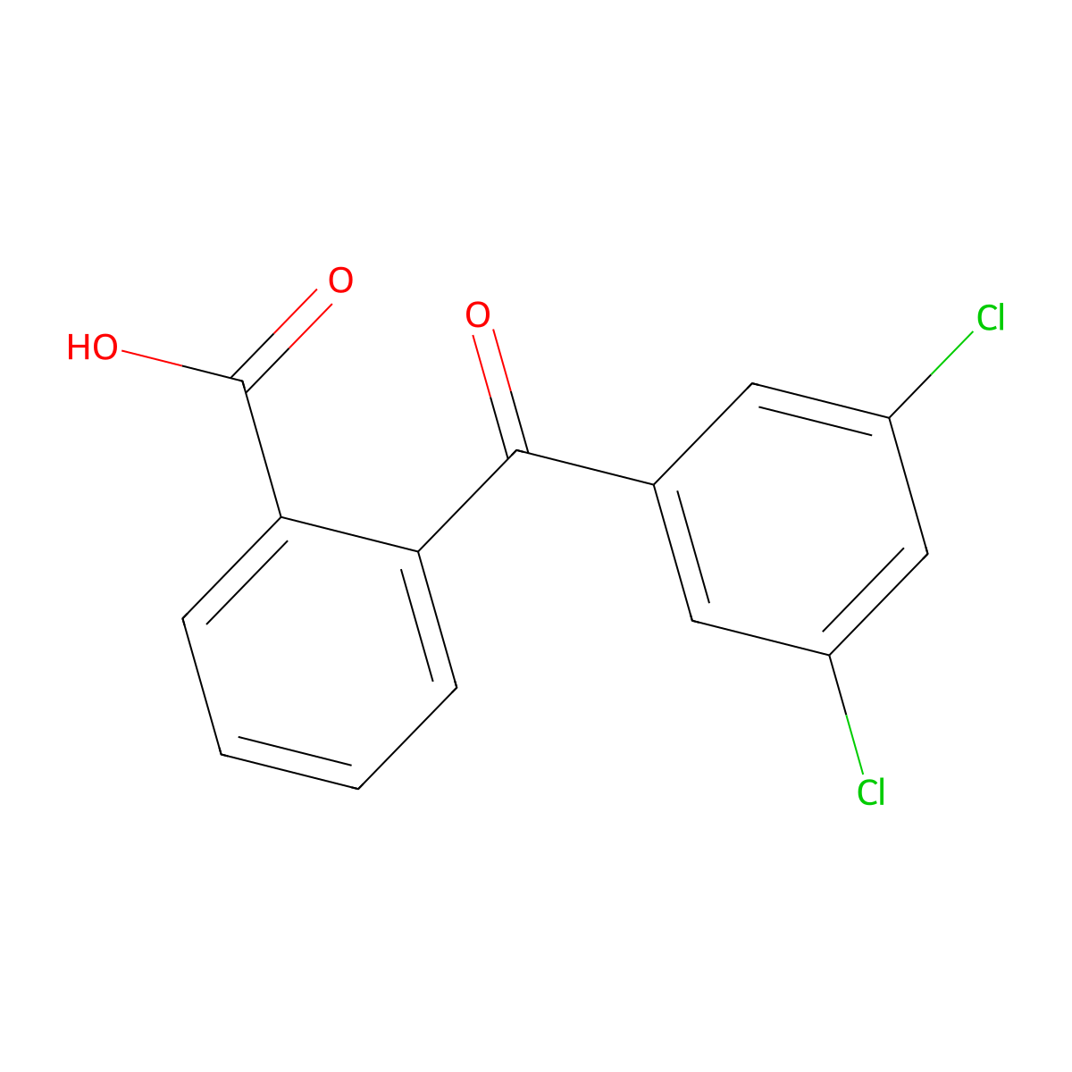 2-(3,5-Dichlorobenzoyl)benzoic acid molecular structure, CAS 33184-61-1