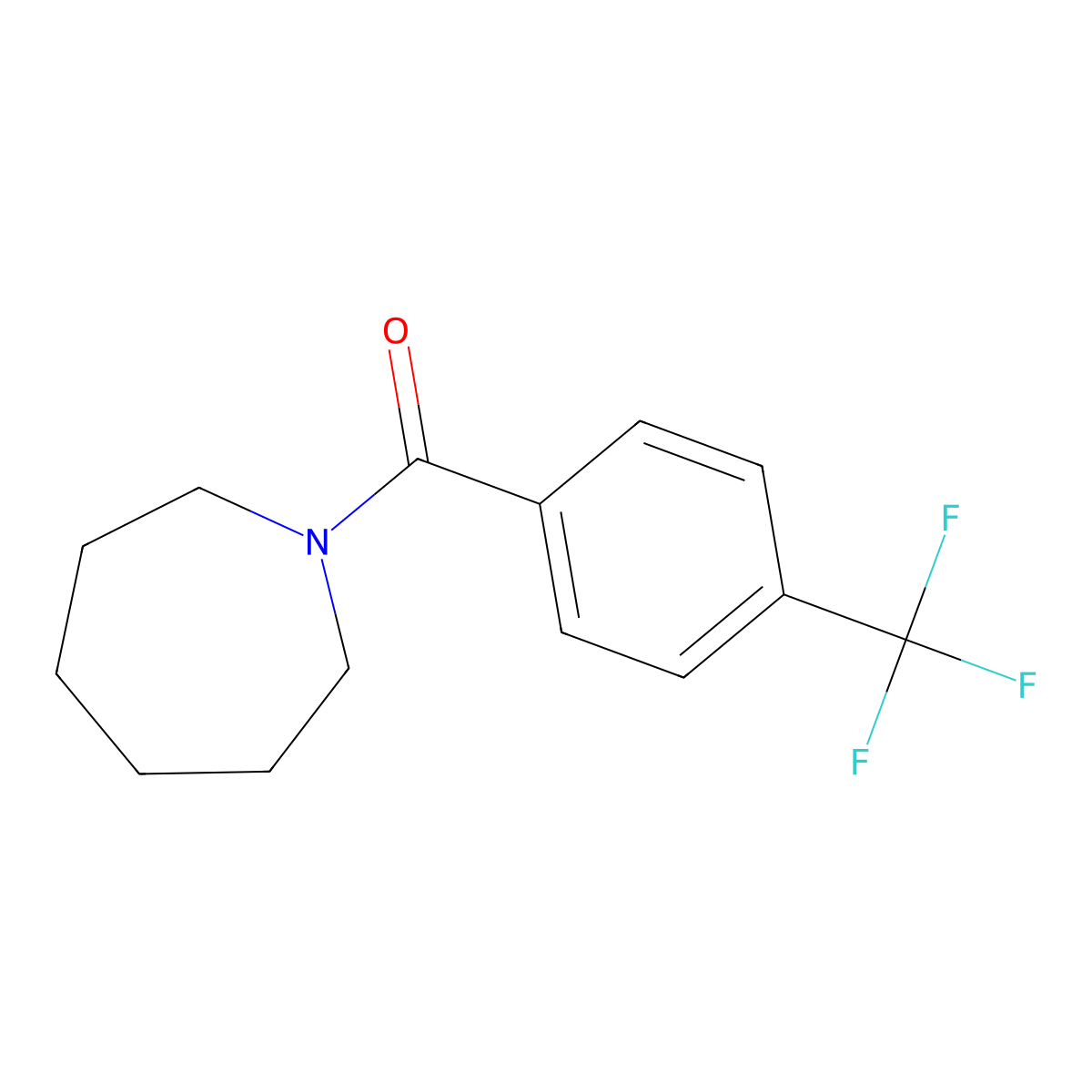 1-[4-(Trifluoromethyl)benzoyl]azepane molecular structure, CAS 331842-65-0