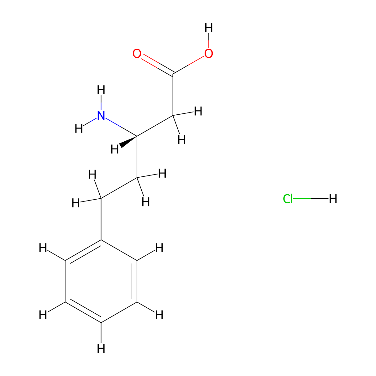 (3S)-3-amino-5-phenylpentanoic acid hydrochloride molecular structure, CAS 331846-97-0