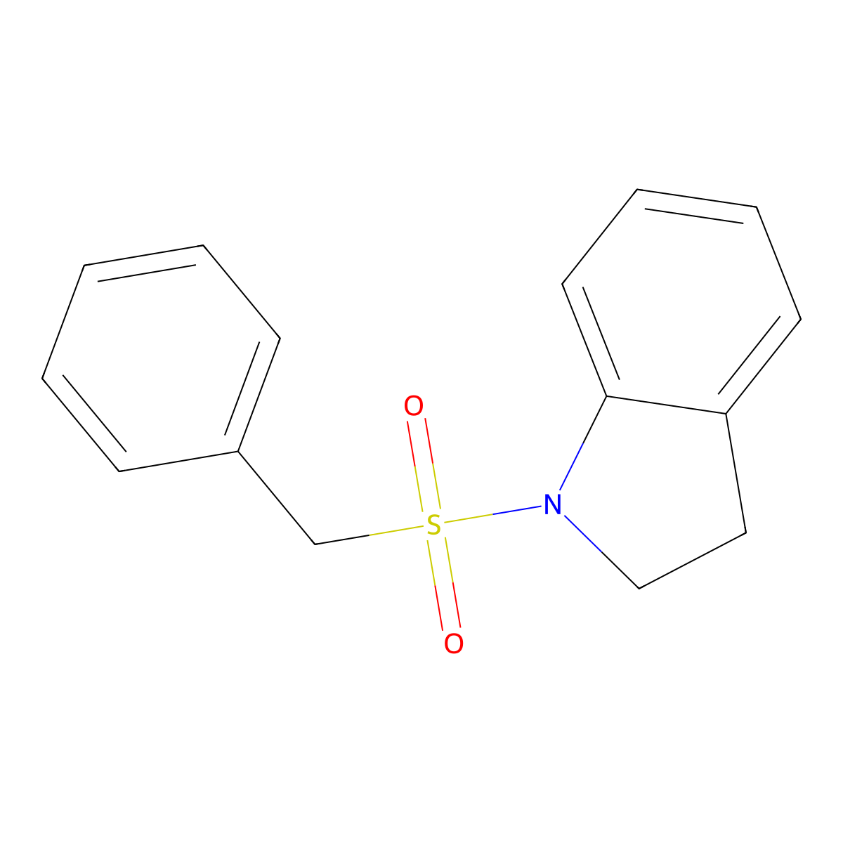 1-Benzylsulfonyl-2,3-dihydroindole molecular structure, CAS 331847-62-2