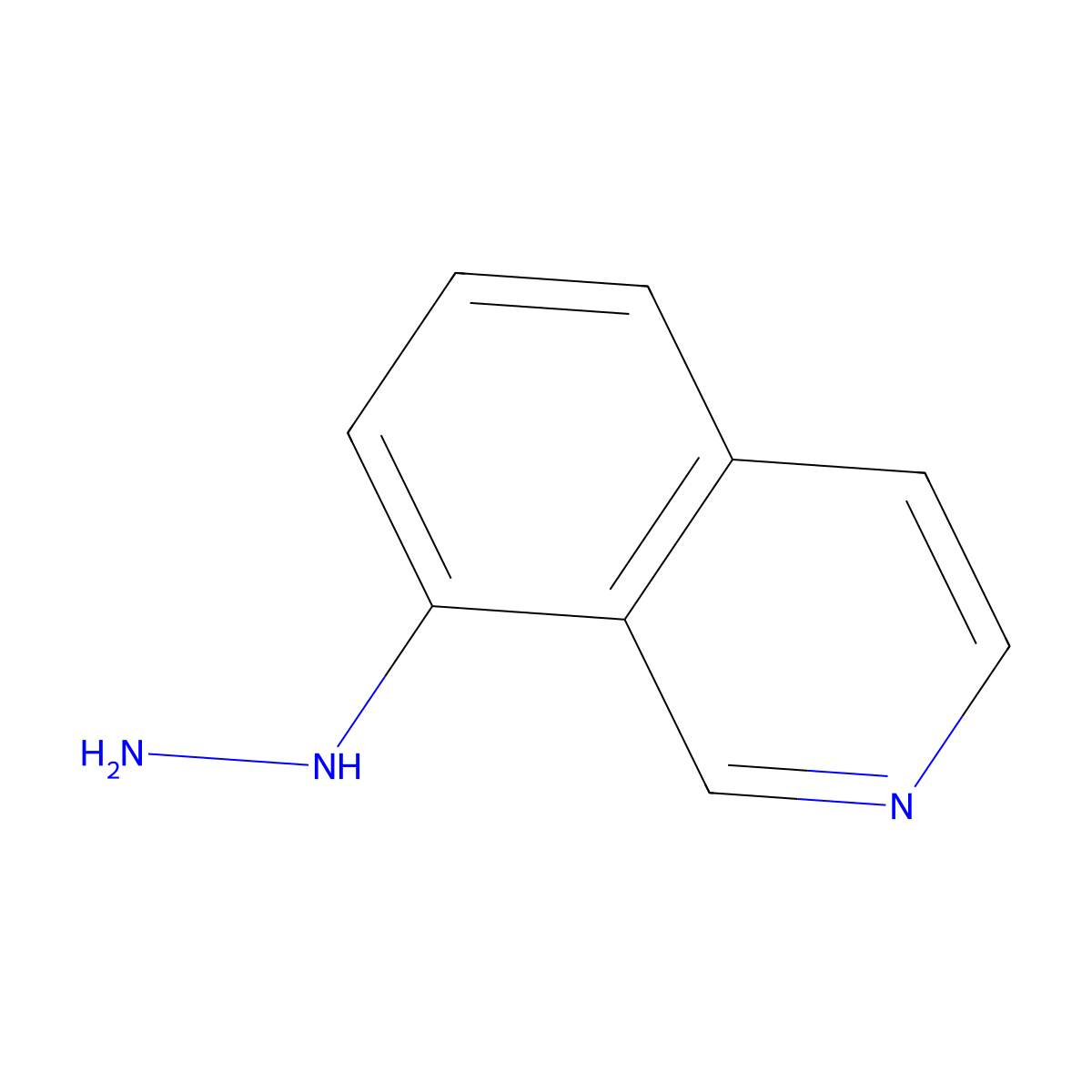 8-Hydrazinylisoquinoline molecular structure, CAS 33186-81-1