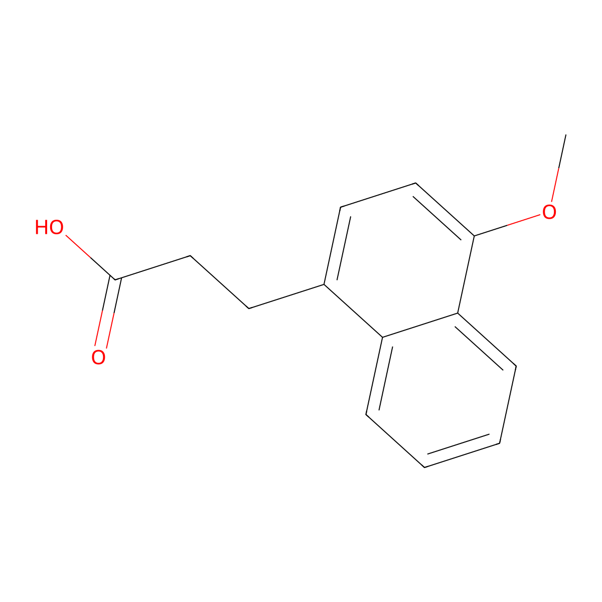 3-(4-Methoxynaphthalen-1-yl)propanoic acid molecular structure, CAS 33189-02-5