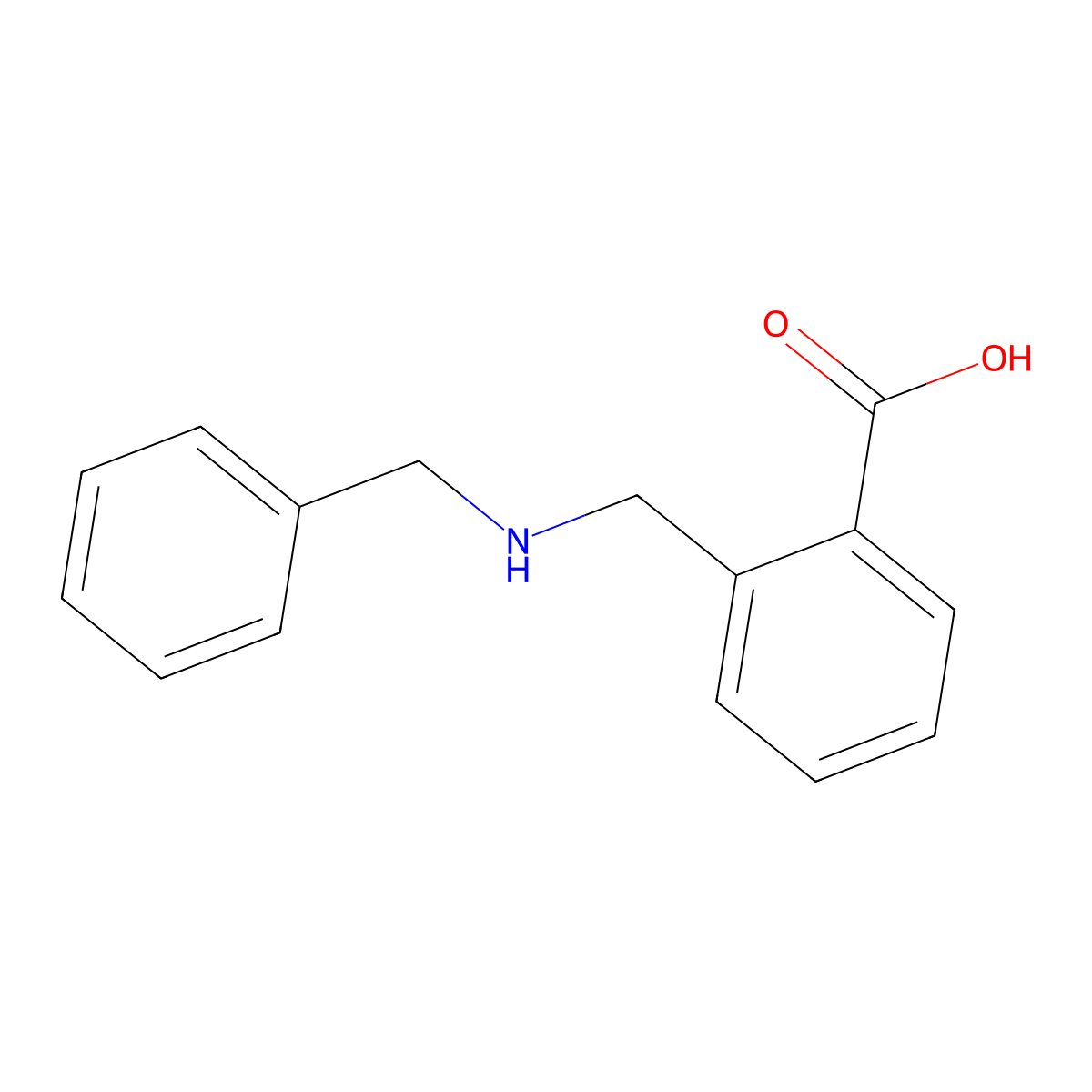 2-((Benzylamino)methyl)benzoic acid molecular structure, CAS 331942-42-8