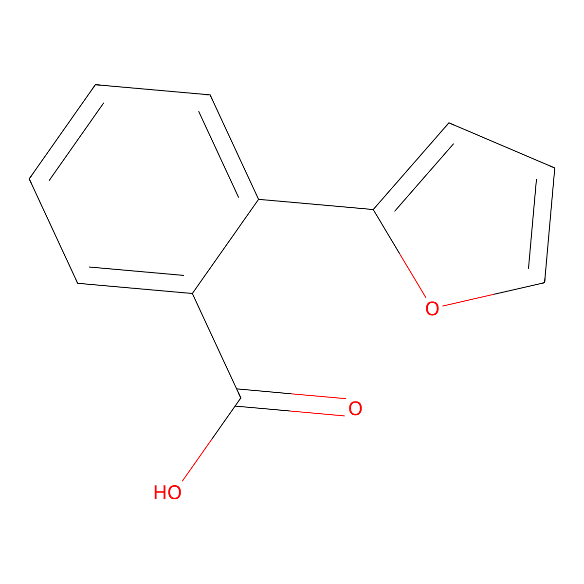 2-(2-furyl)benzoic Acid molecular structure, CAS 331942-47-3