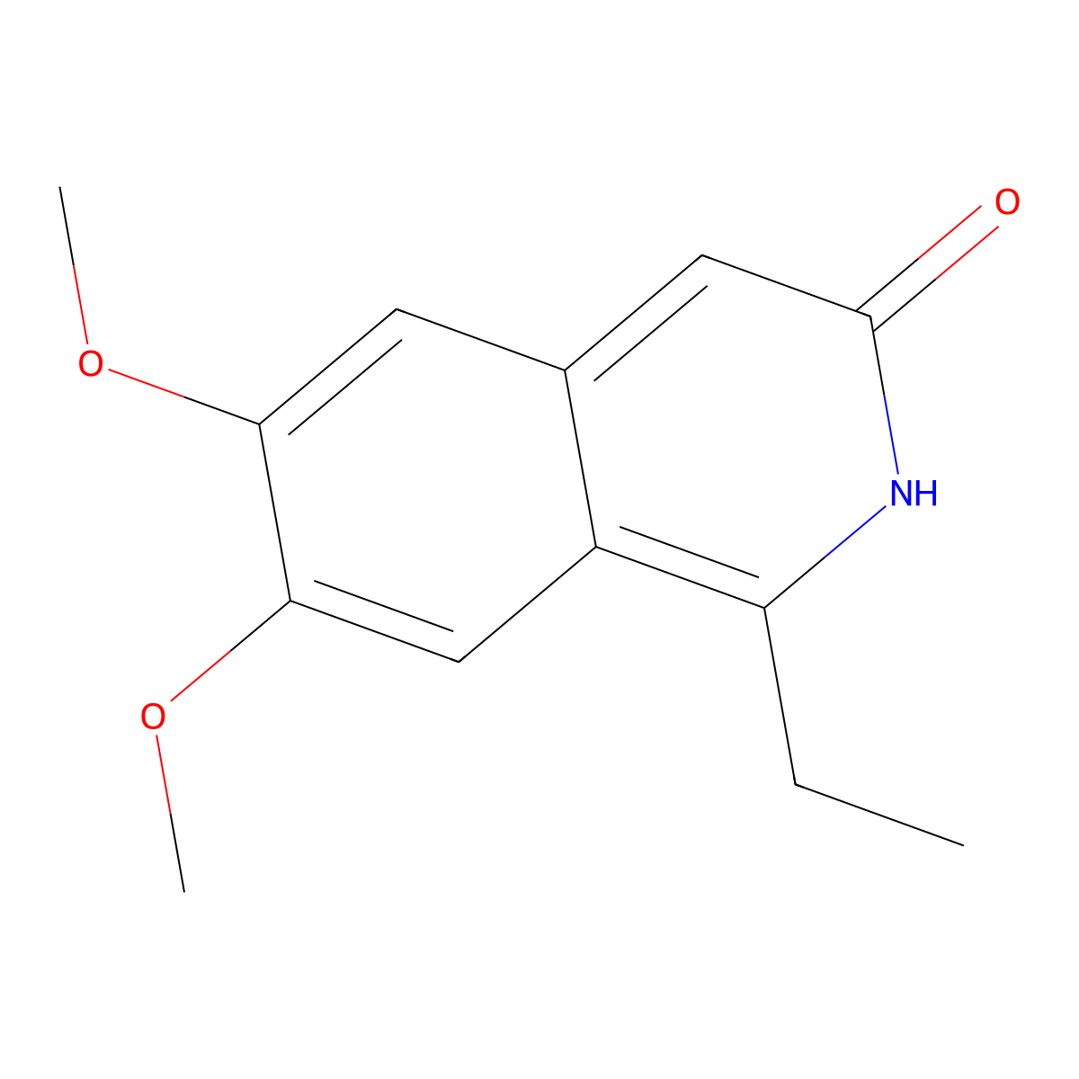 1-ethyl-6,7-dimethoxy-2H-isoquinolin-3-one molecular structure, CAS 331959-42-3
