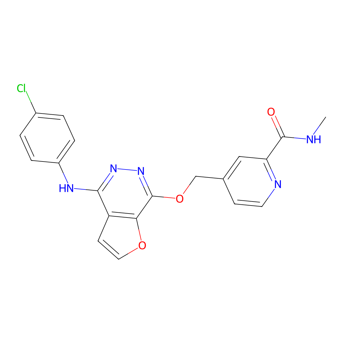 Telatinib molecular structure, CAS 332012-40-5