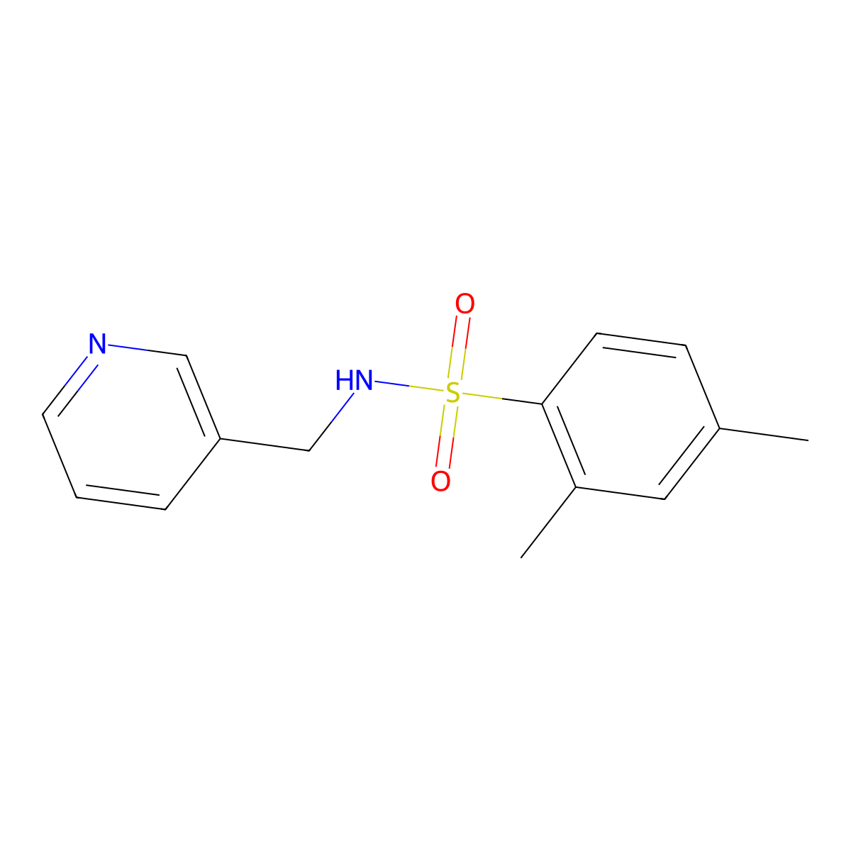 2,4-Dimethyl-N-pyridin-3-ylmethyl-benzenesulfonamide molecular structure, CAS 332021-73-5