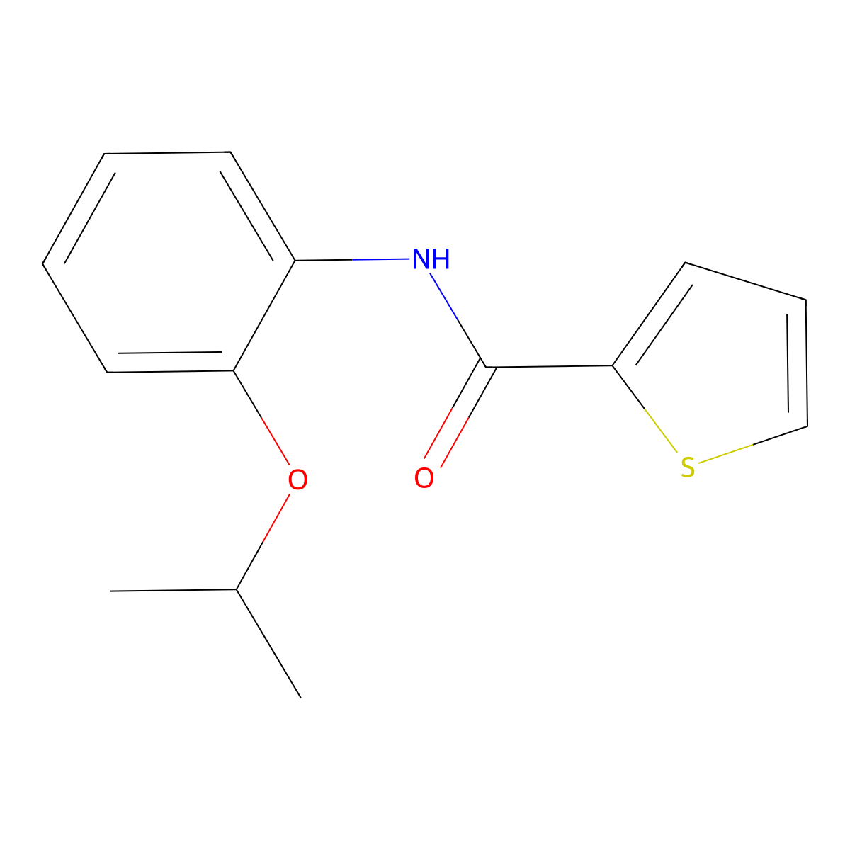 N-(2-Isopropoxyphenyl)-2-thiophenecarboxamide molecular structure, CAS 332026-30-9