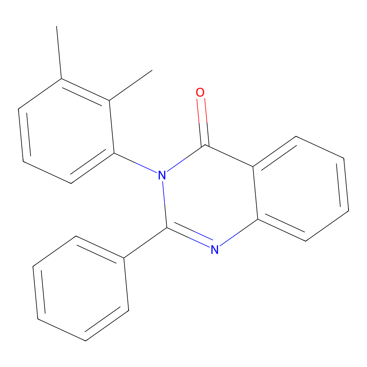 3-(2,3-Dimethylphenyl)-2-phenylquinazolin-4-one molecular structure, CAS 332033-21-3