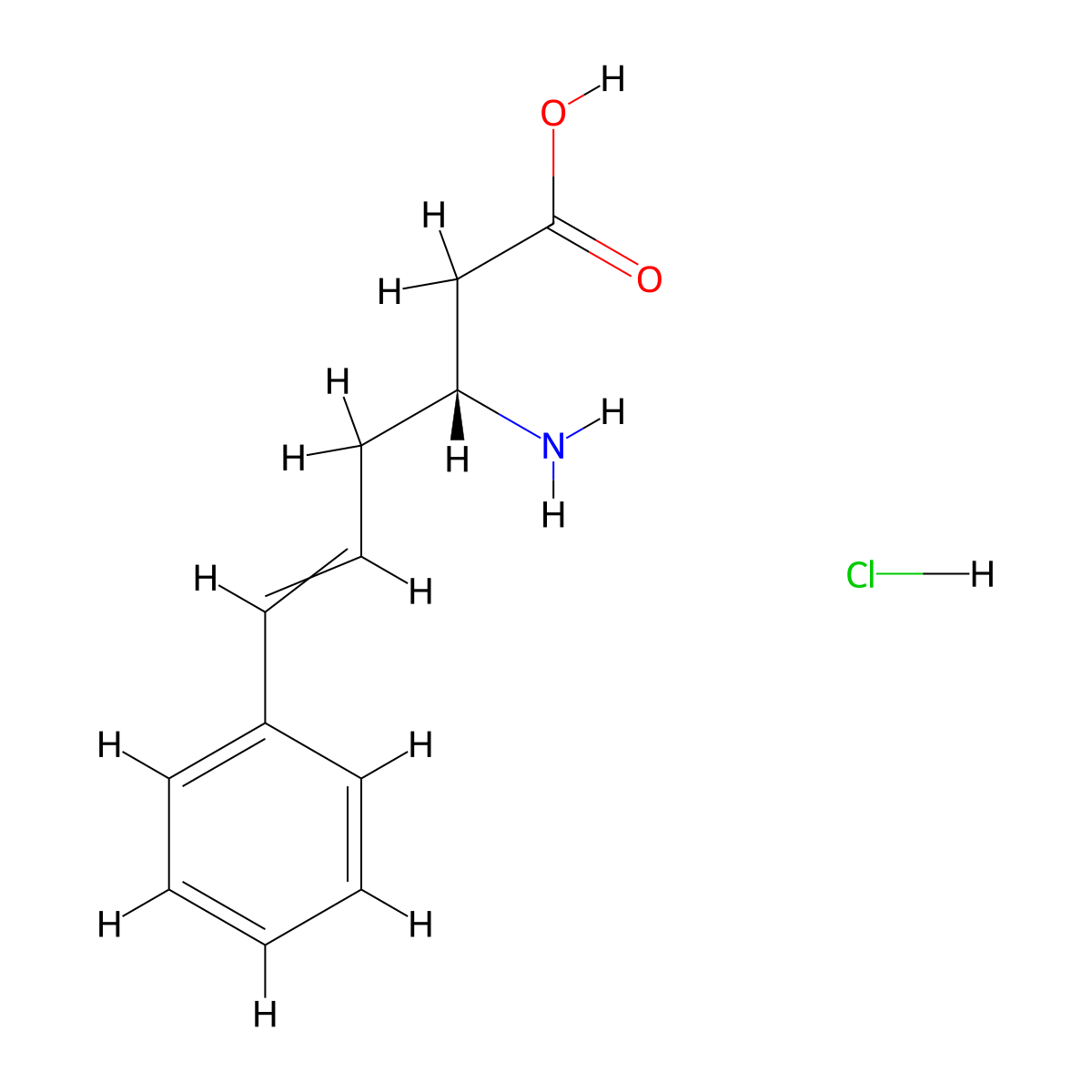 (3R)-3-amino-6-phenylhex-5-enoic acid;hydrochloride molecular structure, CAS 332064-71-8