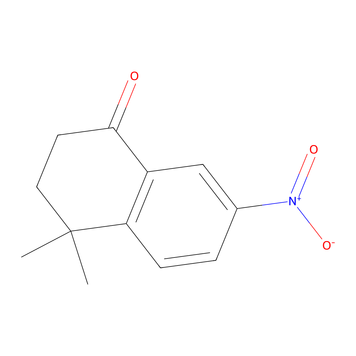 4,4-Dimethyl-7-nitro-3,4-dihydronaphthalen-1(2H)-one molecular structure, CAS 33209-71-1