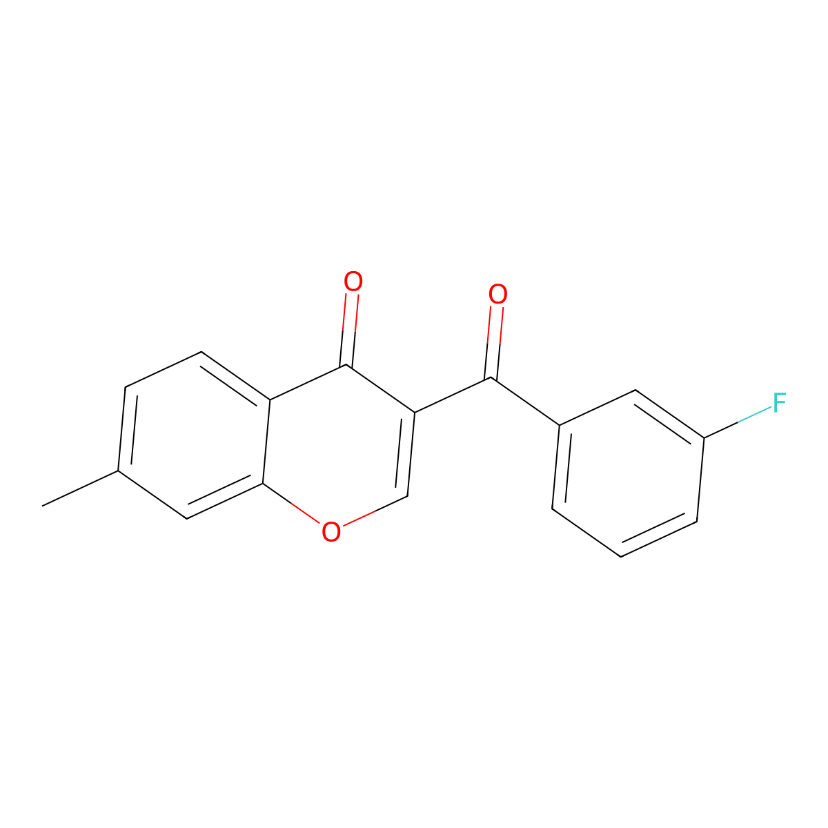 3-(3-fluorobenzoyl)-7-methyl-4H-chromen-4-one molecular structure, CAS 332102-87-1