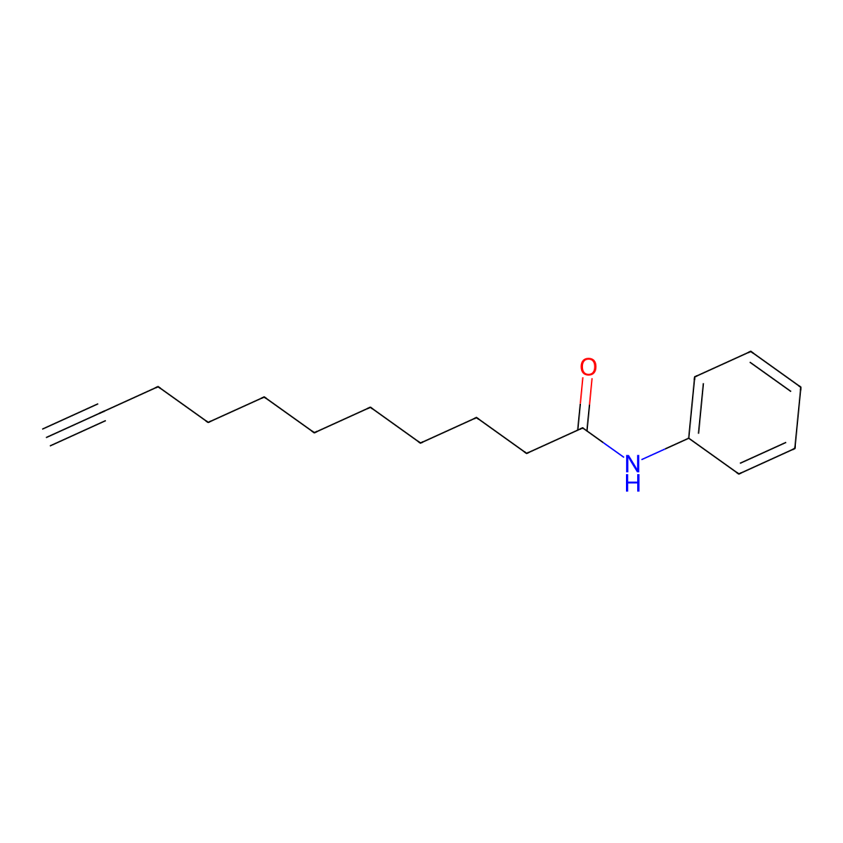 N-phenylundec-10-ynamide molecular structure, CAS 332167-74-5