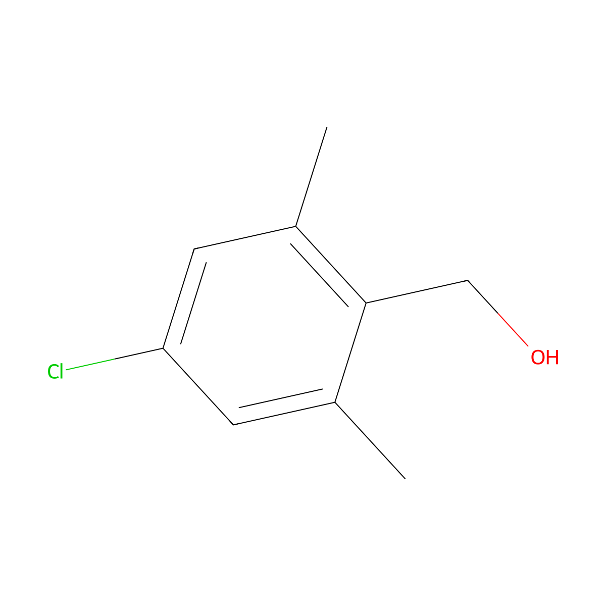 (4-Chloro-2,6-dimethylphenyl)methanol molecular structure, CAS 332179-32-5