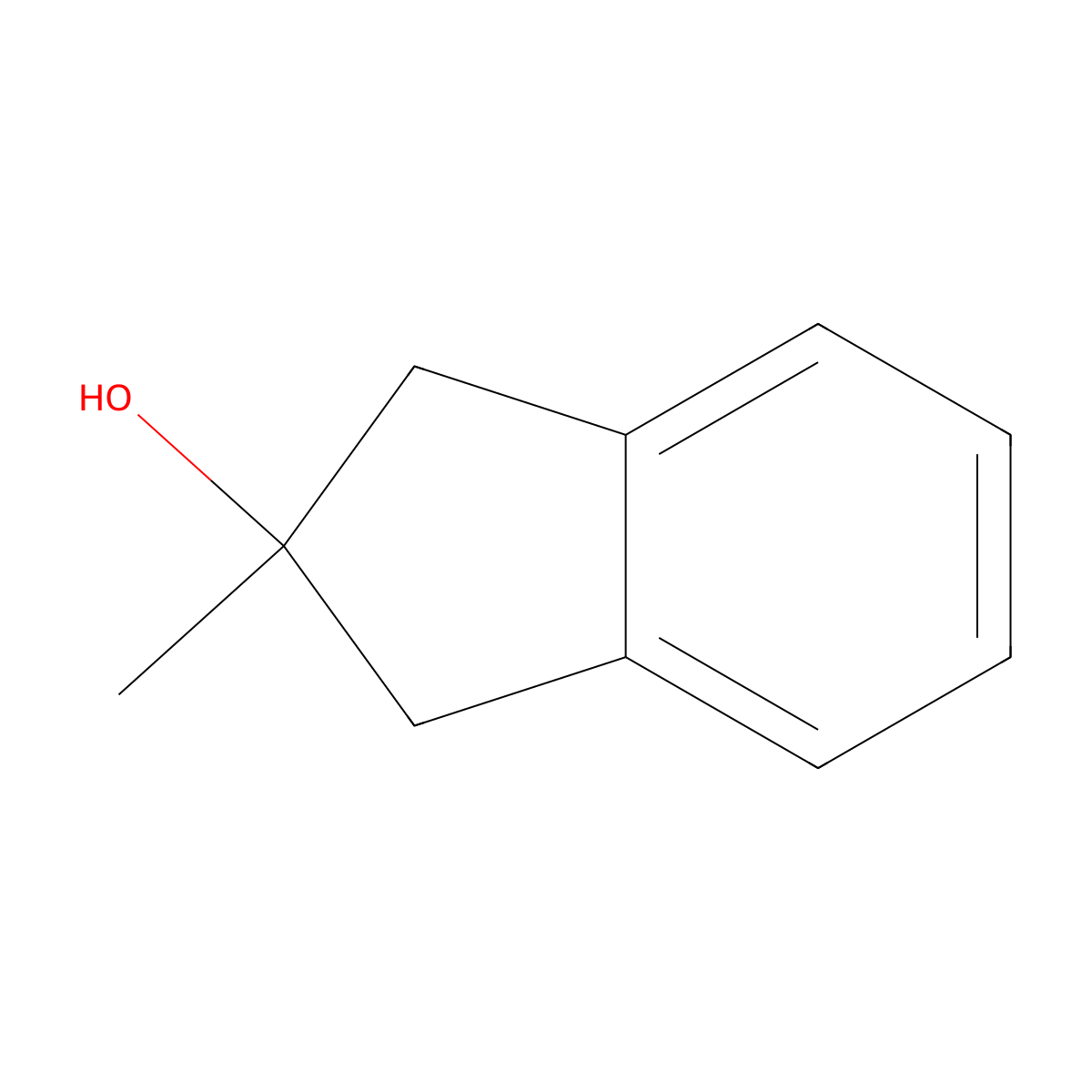 2-Methyl-2-indanol molecular structure, CAS 33223-84-6