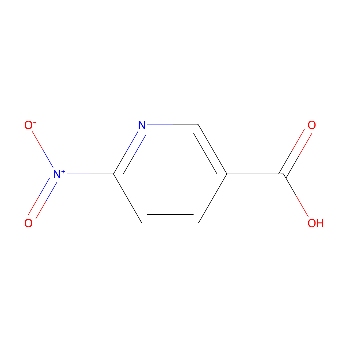 2-Nitropyridine-5-carboxylic acid molecular structure, CAS 33225-73-9