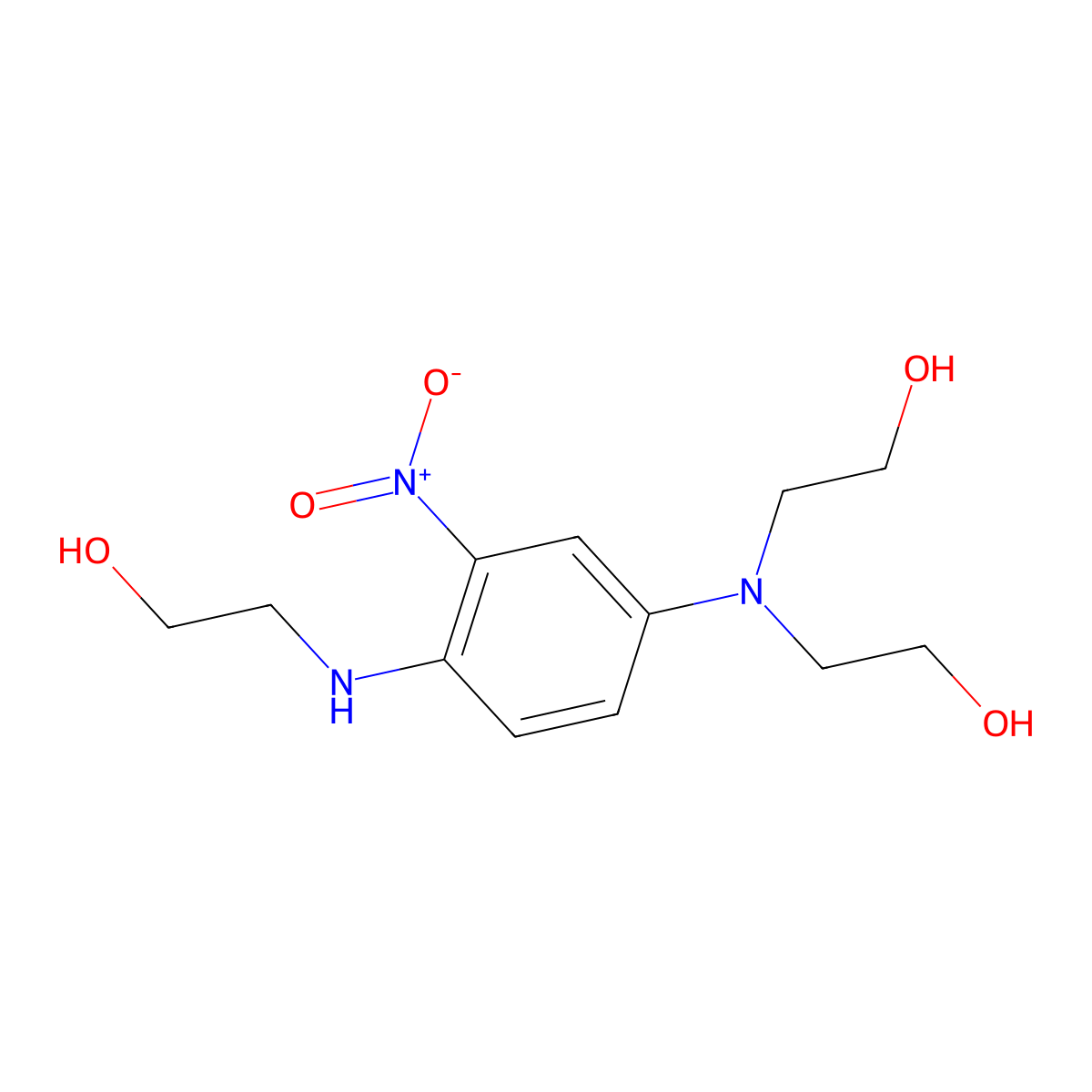 HC Blue 2 molecular structure, CAS 33229-34-4