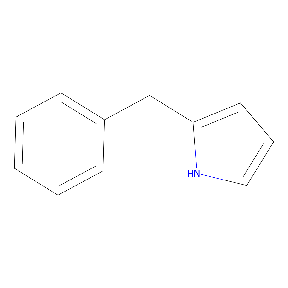2-Benzyl-1H-pyrrole molecular structure, CAS 33234-48-9