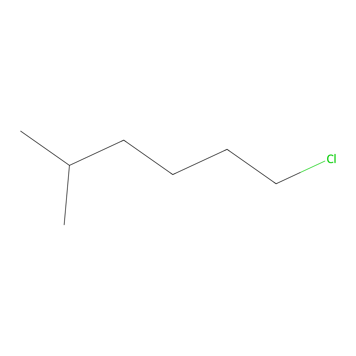 Hexane, 1-chloro-5-methyl- molecular structure, CAS 33240-56-1