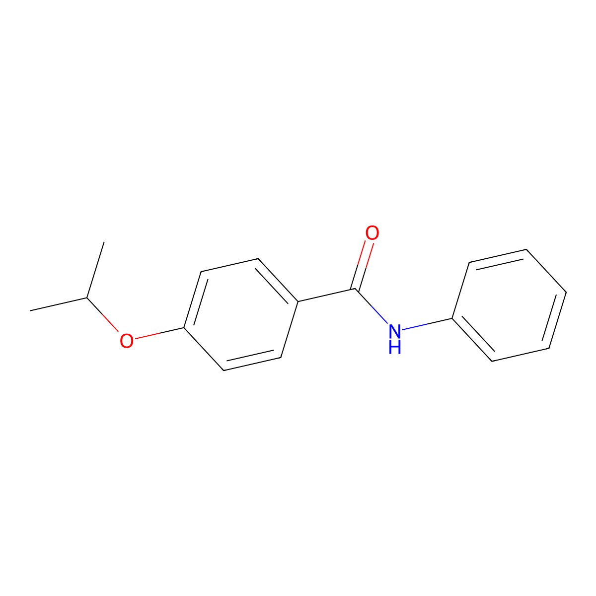 N-phenyl-4-propan-2-yloxybenzamide molecular structure, CAS 332414-19-4