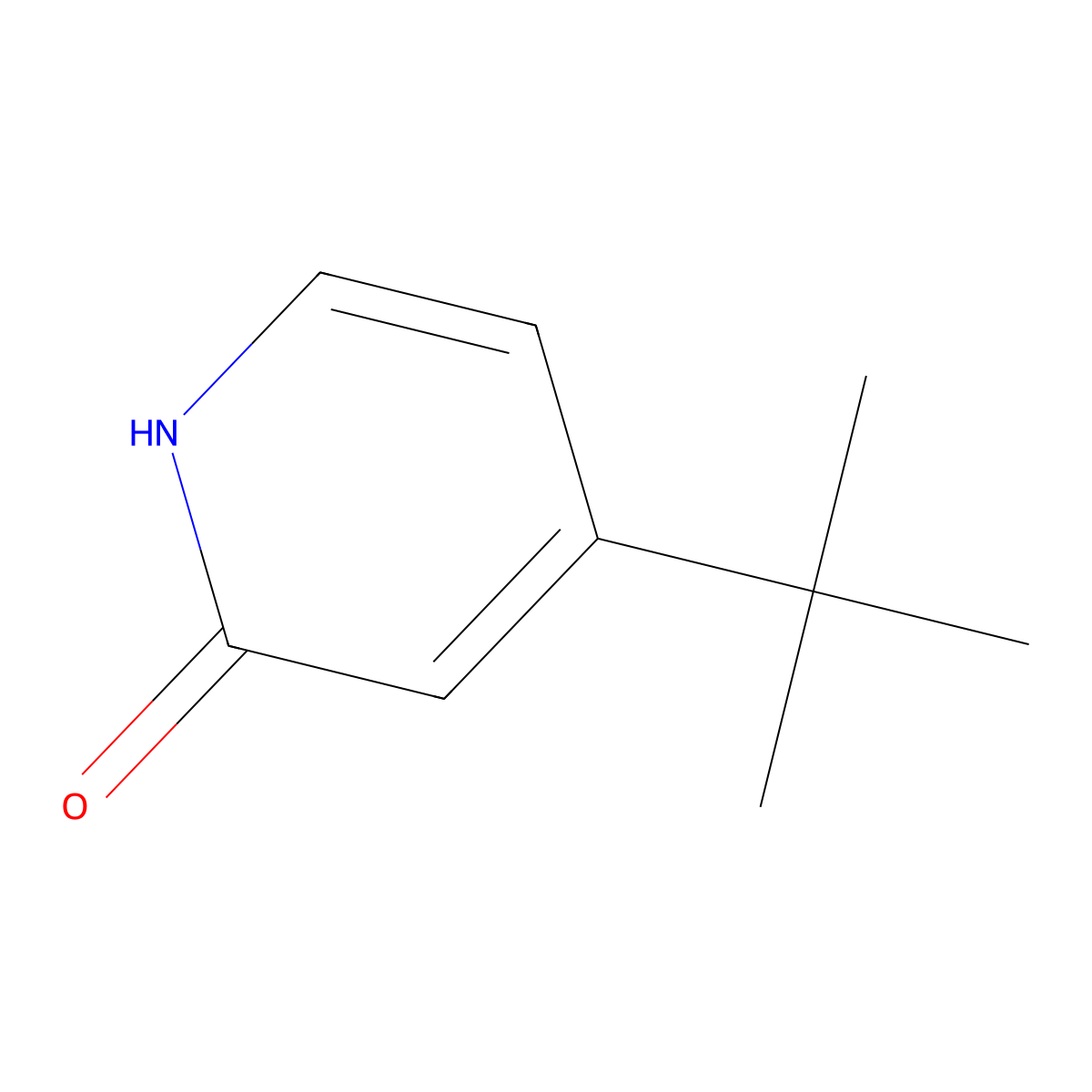 4-Tert-butylpyridin-2-ol molecular structure, CAS 33252-22-1