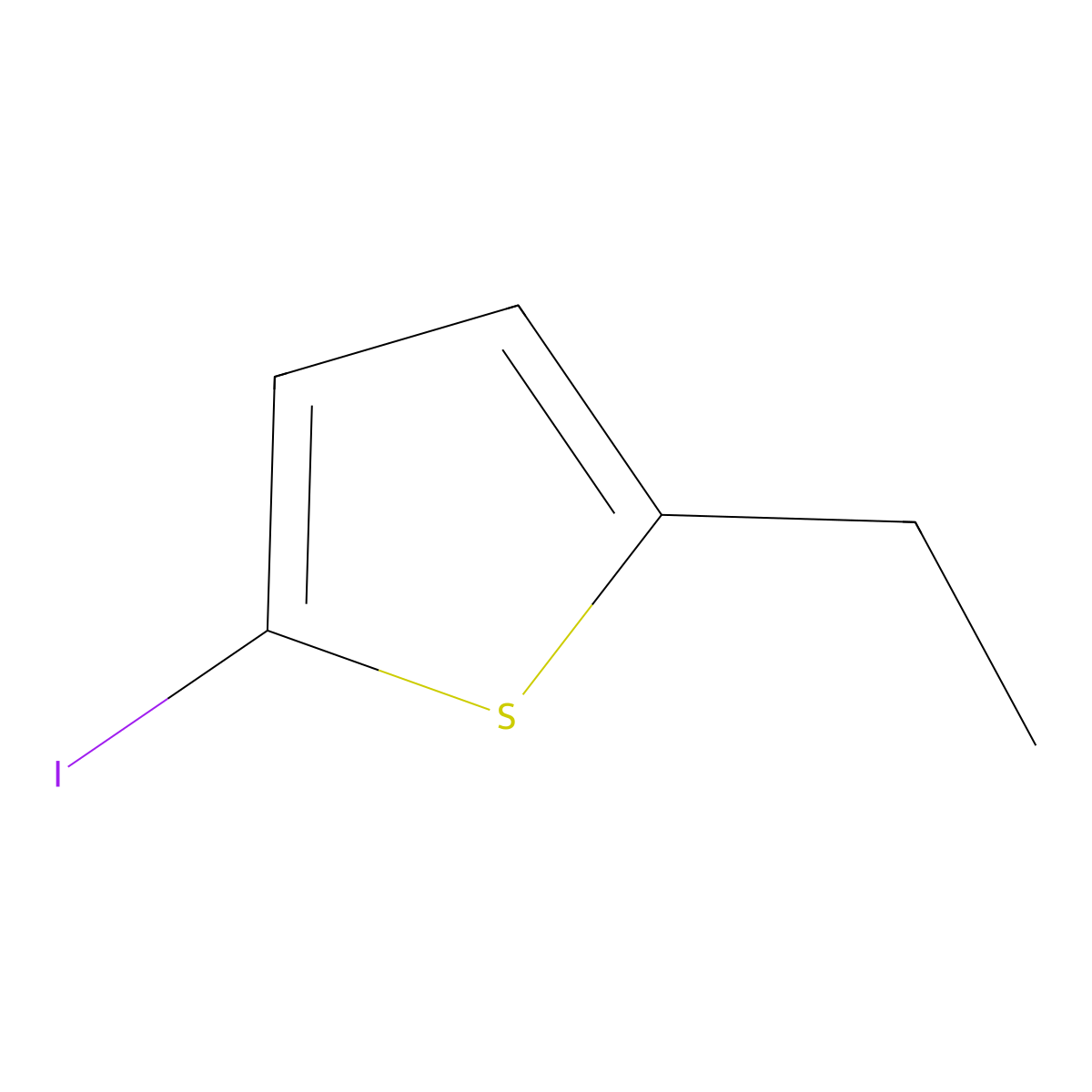 2-Ethyl-5-iodothiophene molecular structure, CAS 33252-91-4