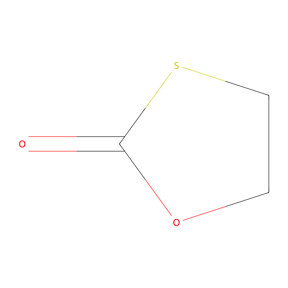 1,3-Oxathiolan-2-one molecular structure, CAS 3326-89-4