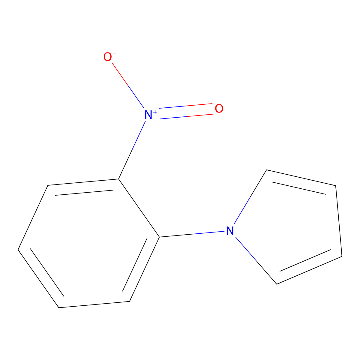 1-(2-Nitrophenyl)pyrrole molecular structure, CAS 33265-60-0