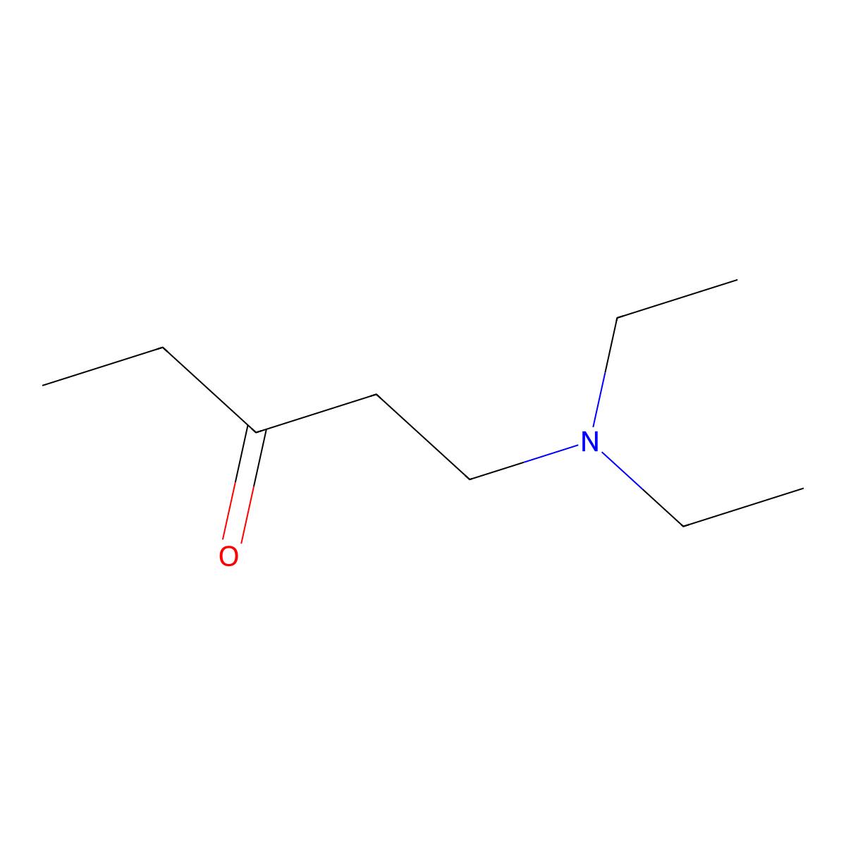 1-(Diethylamino)pentan-3-one molecular structure, CAS 33279-05-9