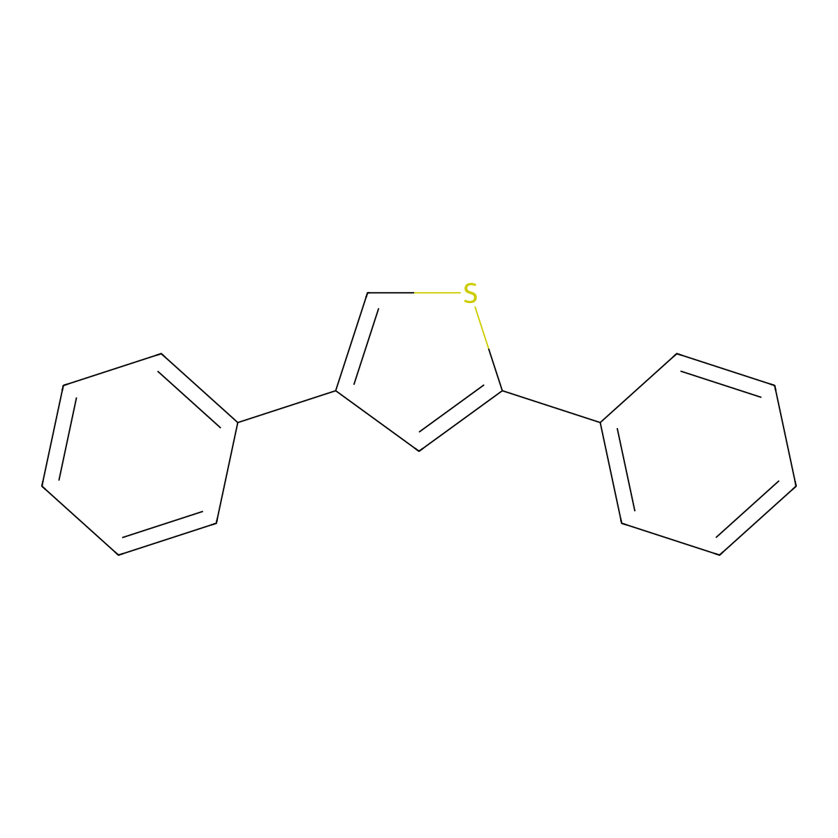 2,4-Diphenylthiophene molecular structure, CAS 3328-86-7