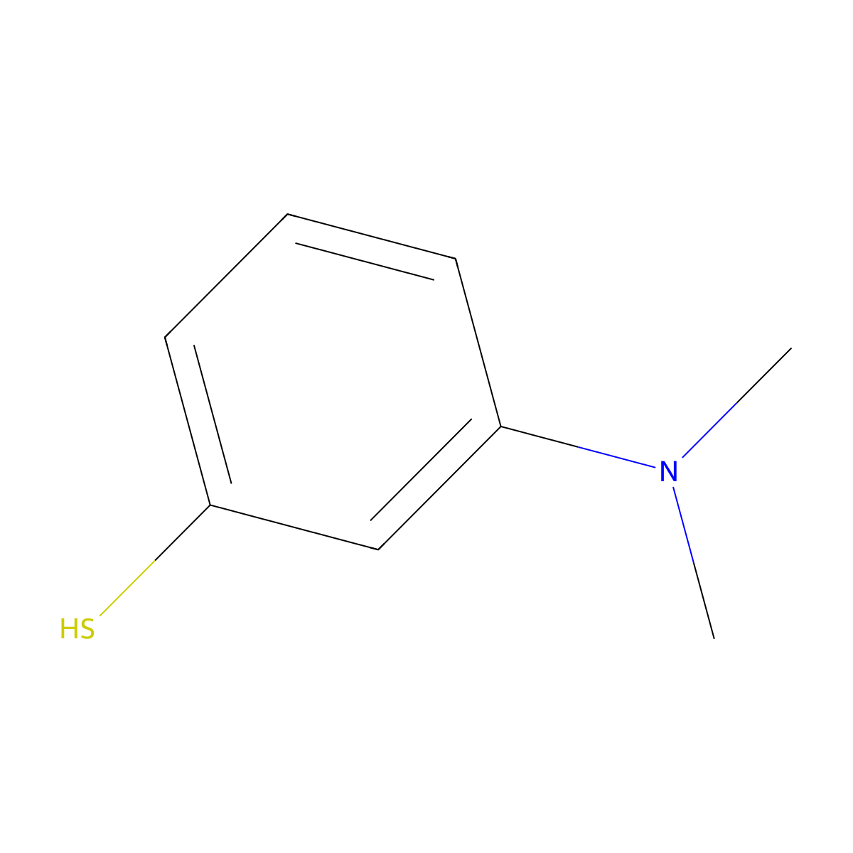 3-(Dimethylamino)thiophenol molecular structure, CAS 33284-28-5