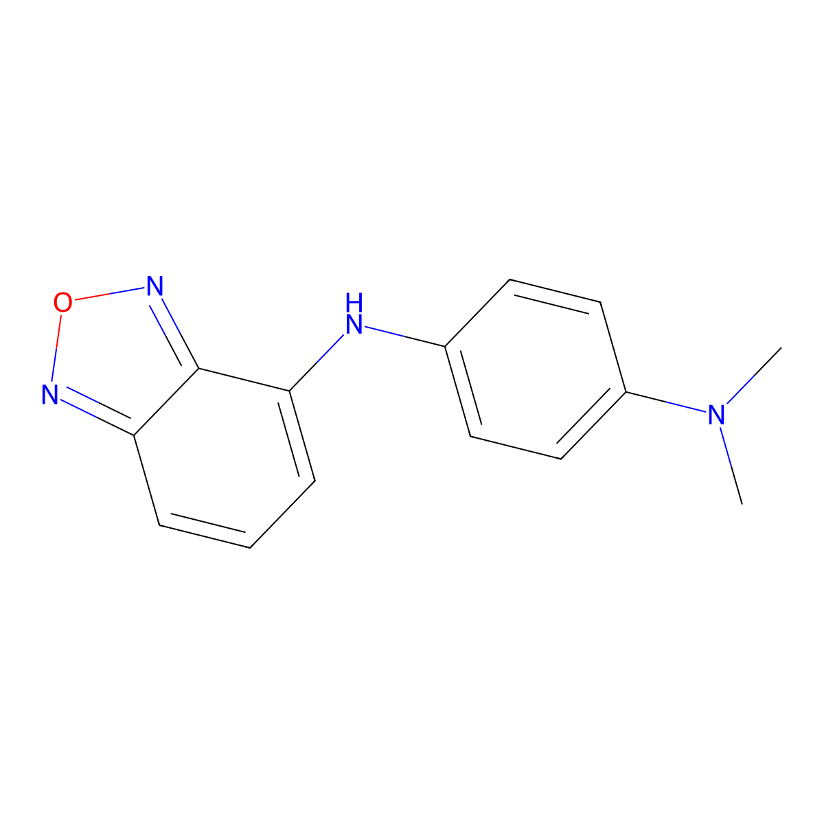 N-(2,1,3-benzoxadiazol-4-yl)-N-[4-(dimethylamino)phenyl]amine molecular structure, CAS 332849-86-2