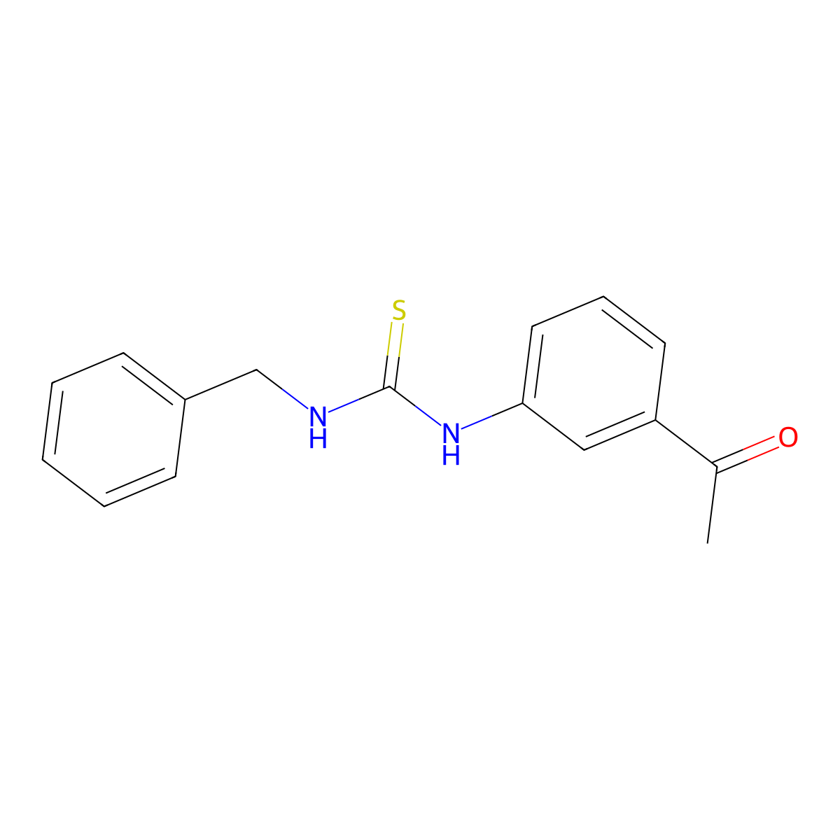 1-(3-Acetylphenyl)-3-benzylthiourea molecular structure, CAS 332869-56-4