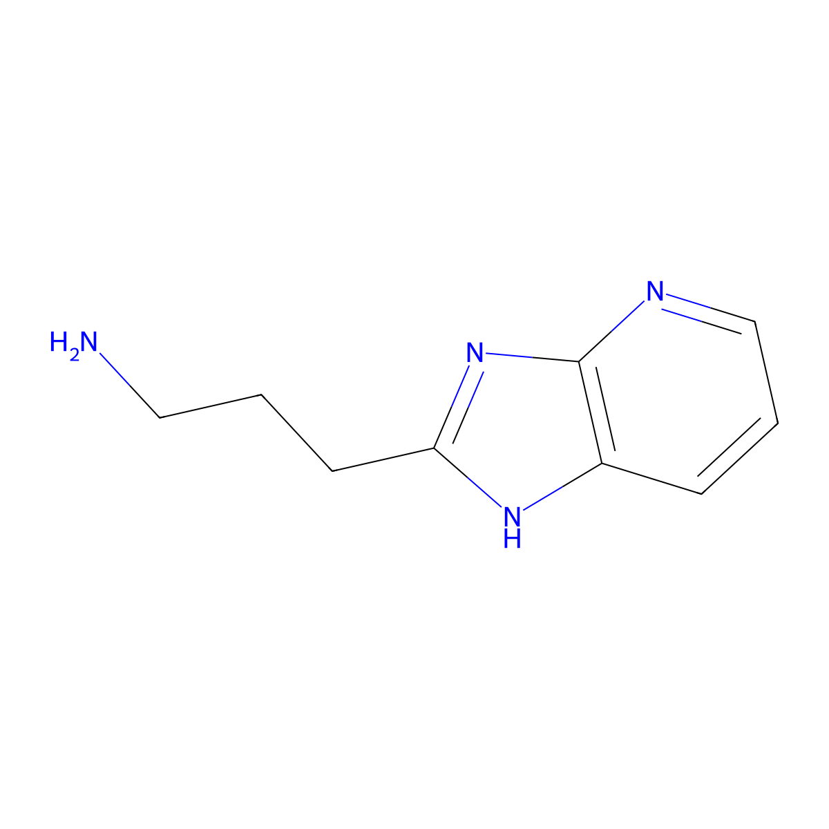 2-Aminopropyl-4(7)-azo-benzimidazole molecular structure, CAS 332882-16-3