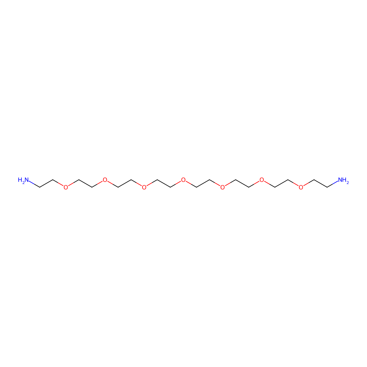 3,6,9,12,15,18,21-Heptaoxatricosane-1,23-diamine molecular structure, CAS 332941-25-0