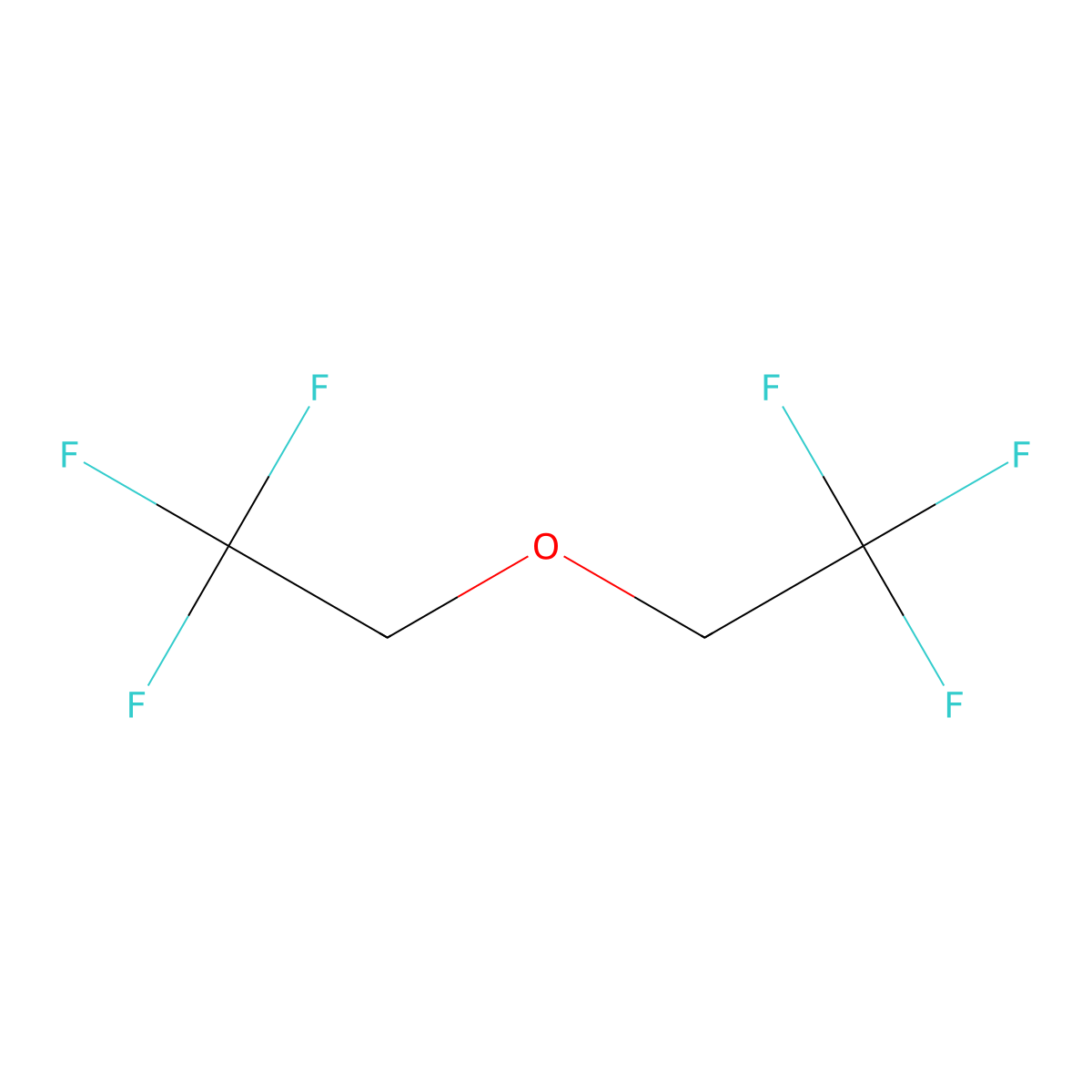 Flurothyl molecular structure, CAS 333-36-8