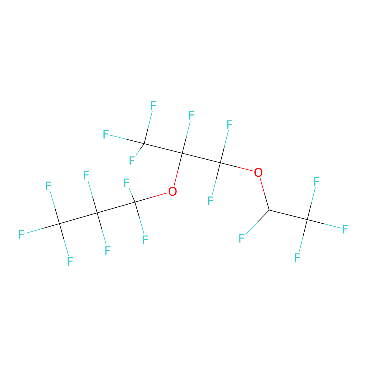 Propane, 1-[1-[difluoro(1,2,2,2-tetrafluoroethoxy)methyl]-1,2,2,2-tetrafluoroethoxy]-1,1,2,2,3,3,3-heptafluoro- molecular structure, CAS 3330-14-1
