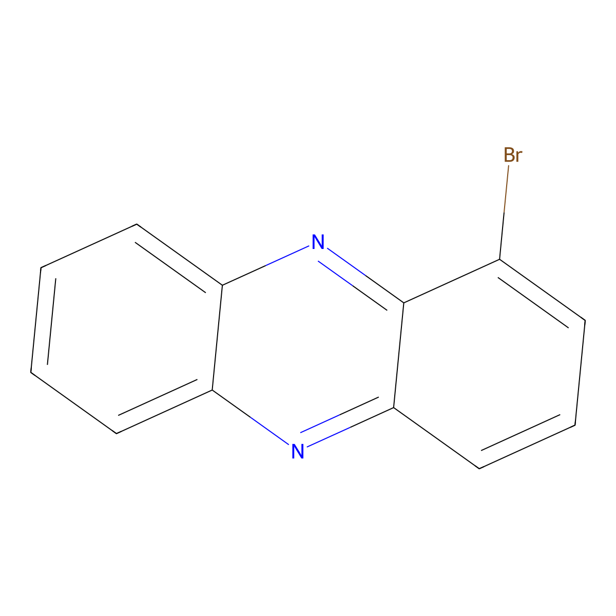 1-Bromophenazine molecular structure, CAS 3331-27-9