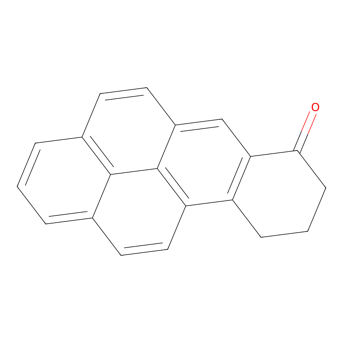 9,10-dihydrobenzo[a]pyren-7(8H)-one molecular structure, CAS 3331-46-2