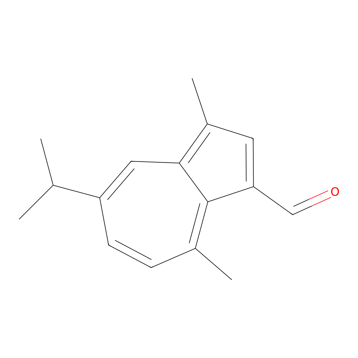 3-Formylguaiazulene molecular structure, CAS 3331-47-3