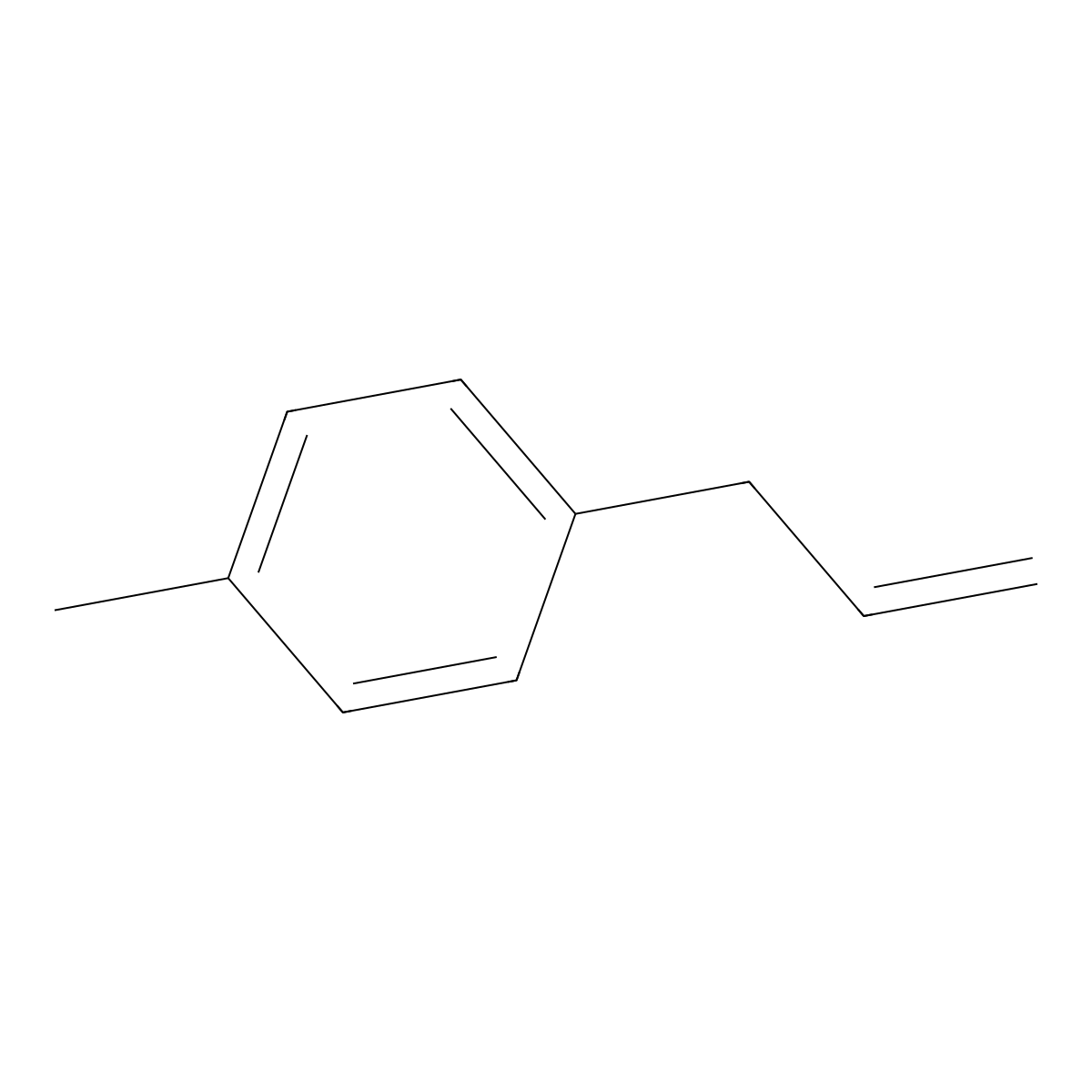 4-Allyltoluene molecular structure, CAS 3333-13-9