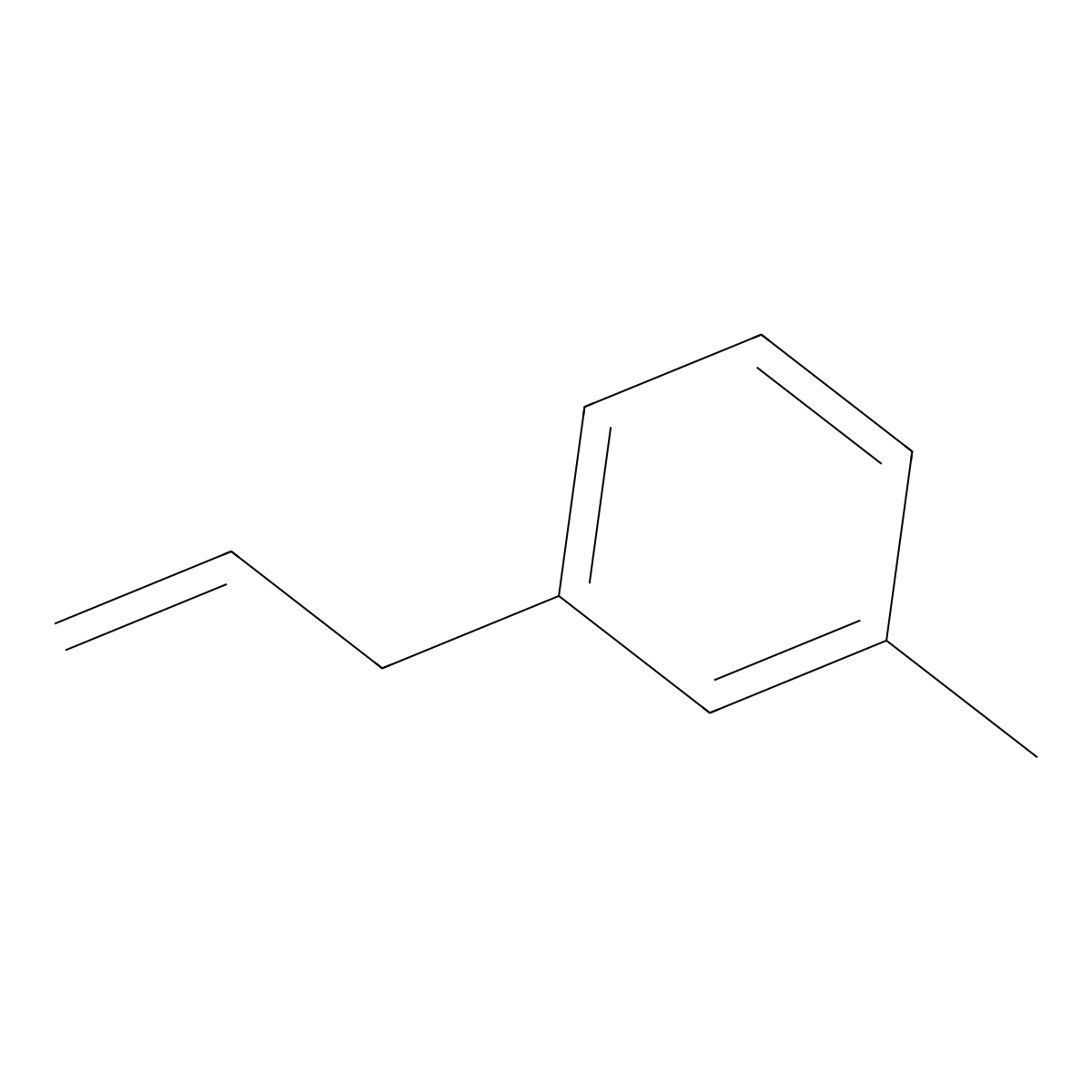 1-Allyl-3-methylbenzene molecular structure, CAS 3333-20-8
