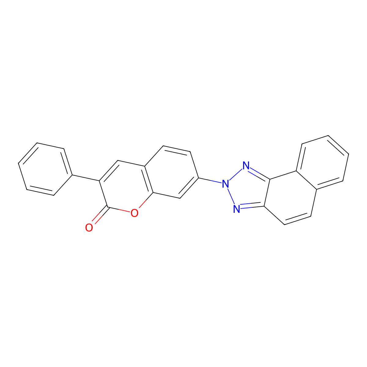 Fluorescent brightener 236 molecular structure, CAS 3333-62-8