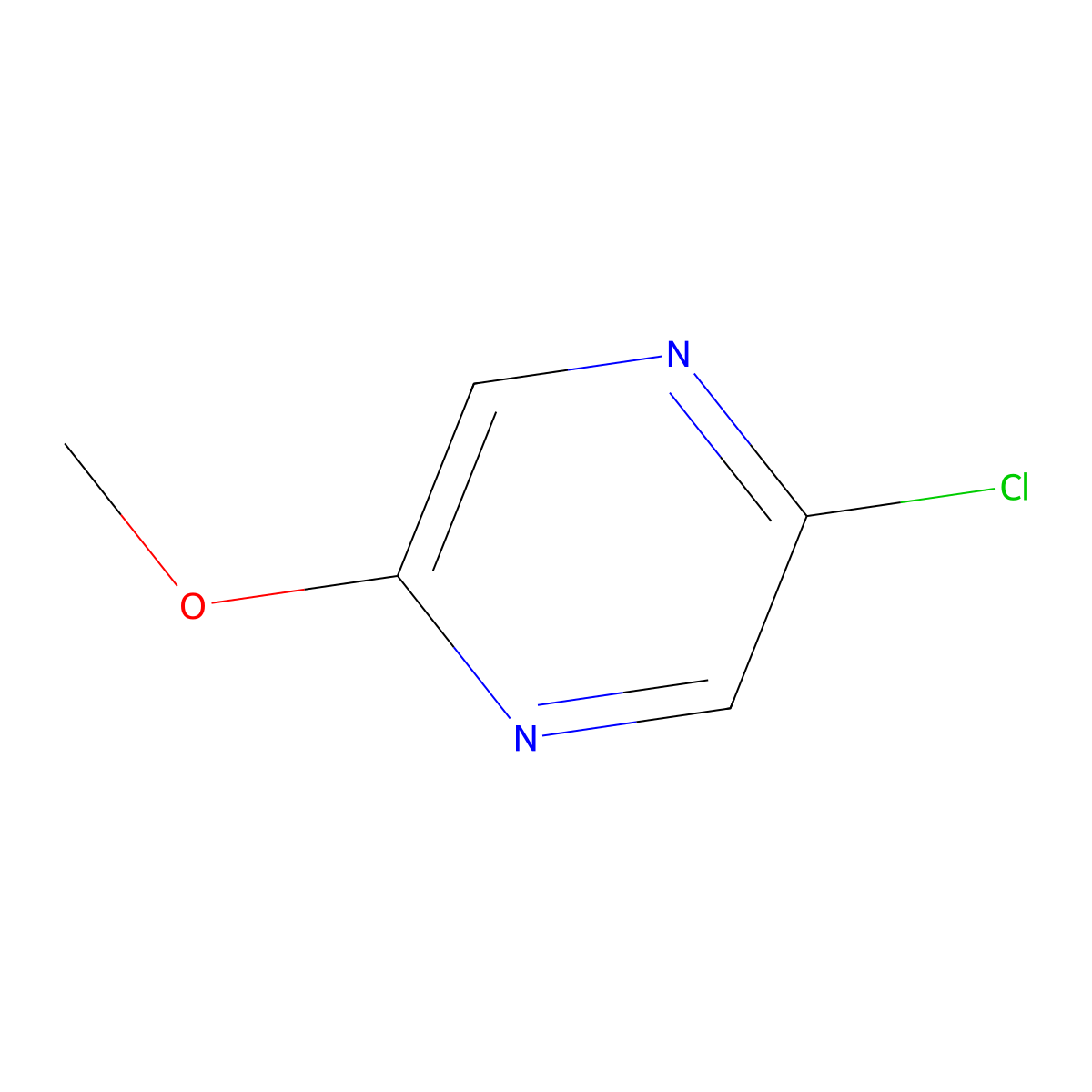 2-Chloro-5-methoxypyrazine molecular structure, CAS 33332-31-9