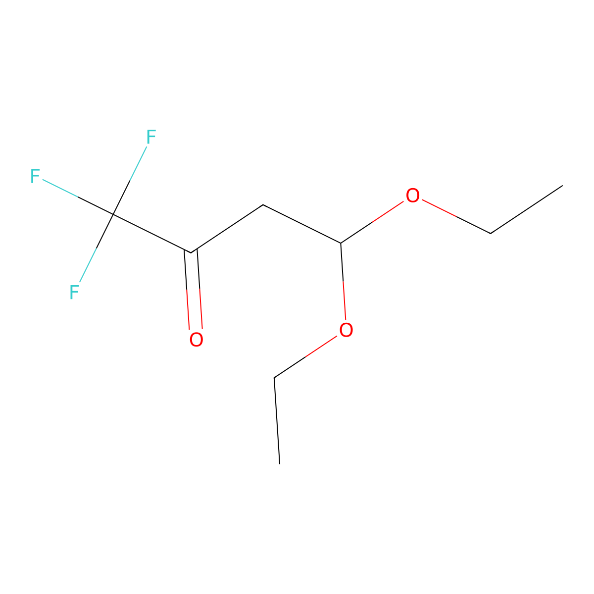 4,4-Diethoxy-1,1,1-trifluorobutan-2-one molecular structure, CAS 333339-64-3