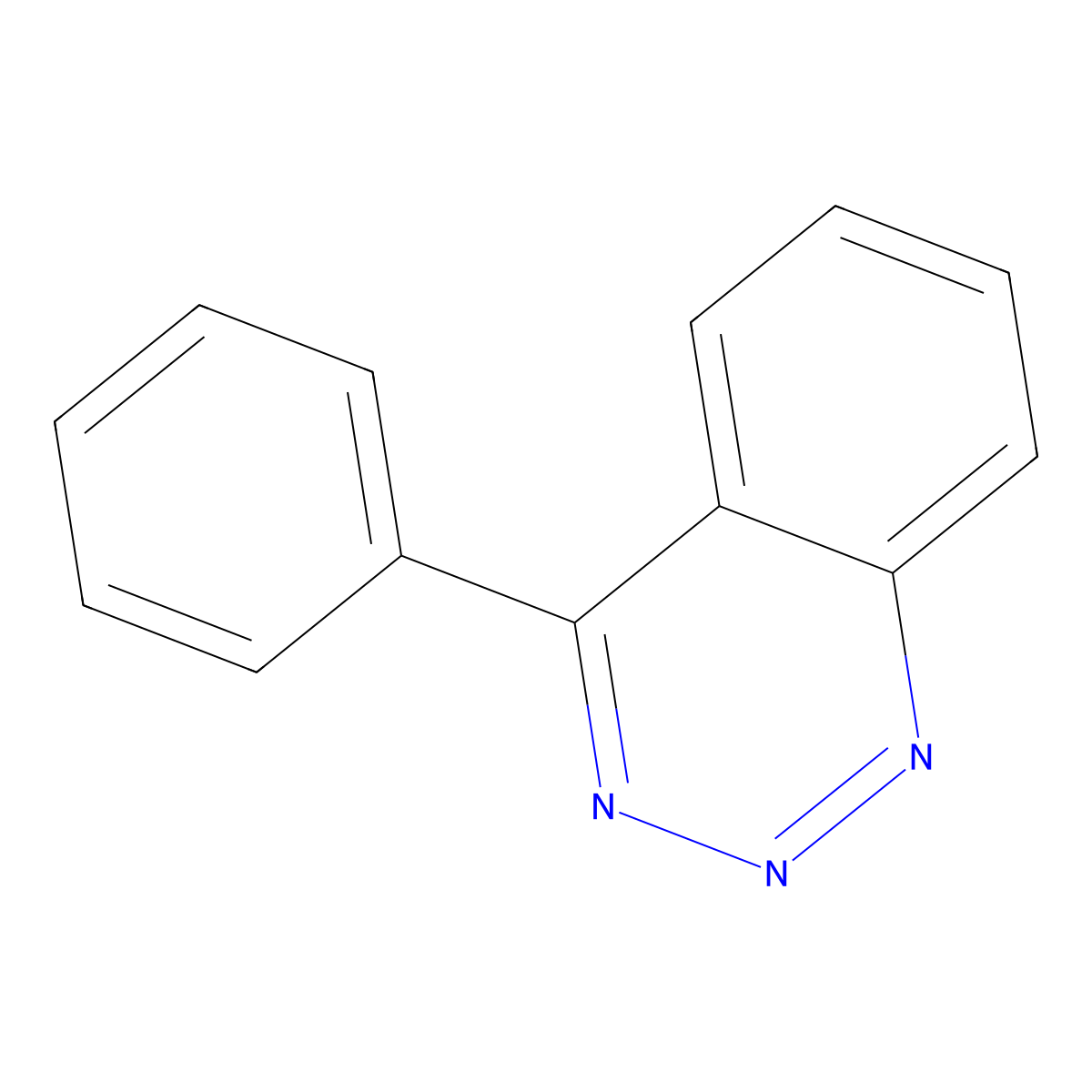 4-Phenyl-1,2,3-benzotriazine molecular structure, CAS 33334-16-6