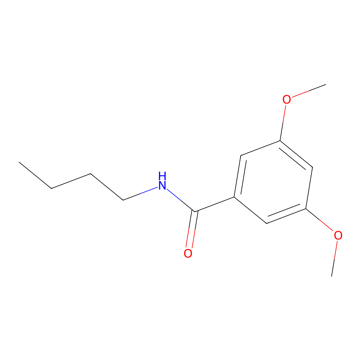 N-butyl-3,5-dimethoxybenzamide molecular structure, CAS 333347-92-5