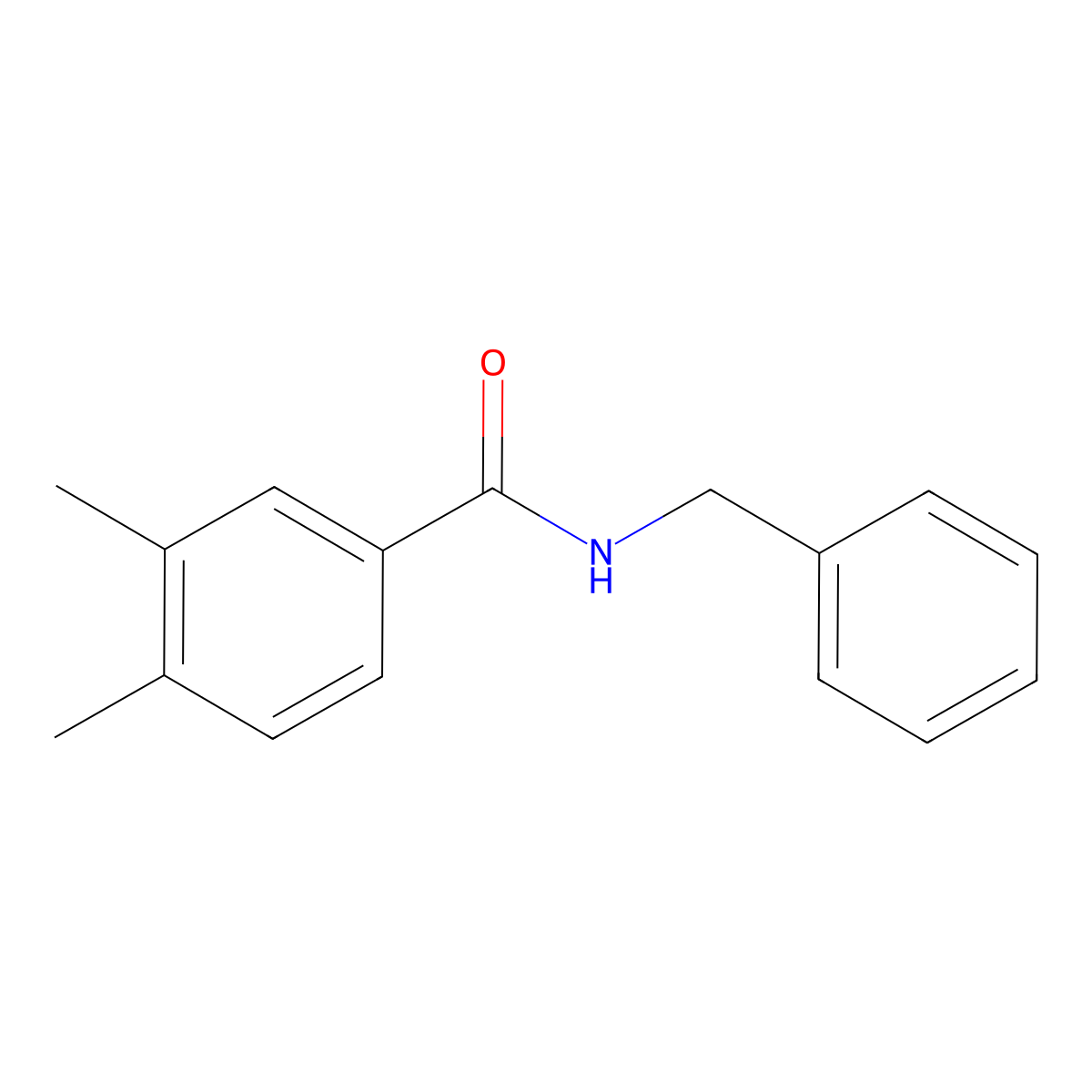 N-benzyl-3,4-dimethylbenzamide molecular structure, CAS 333348-33-7