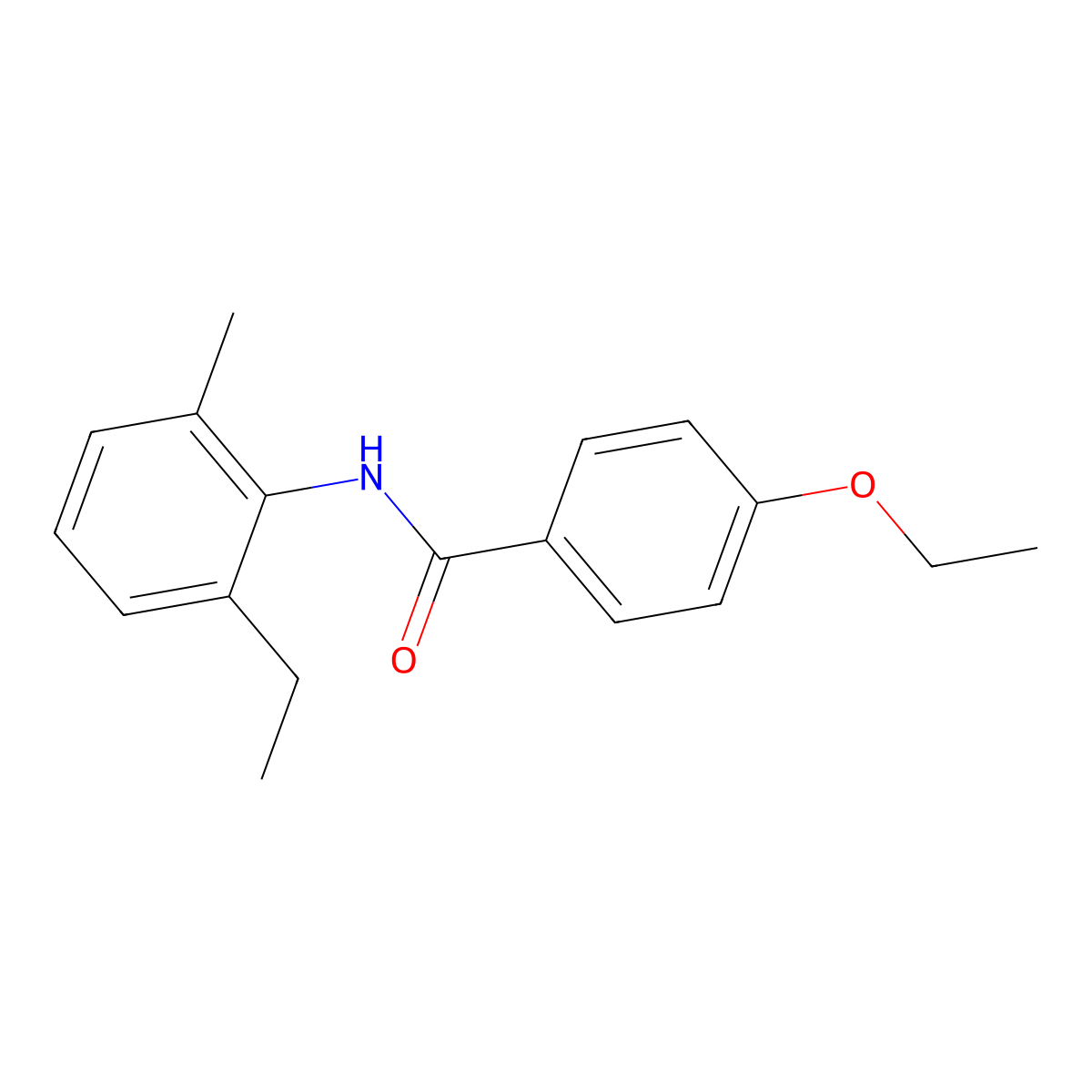 4-ethoxy-N-(2-ethyl-6-methylphenyl)benzamide molecular structure, CAS 333348-59-7